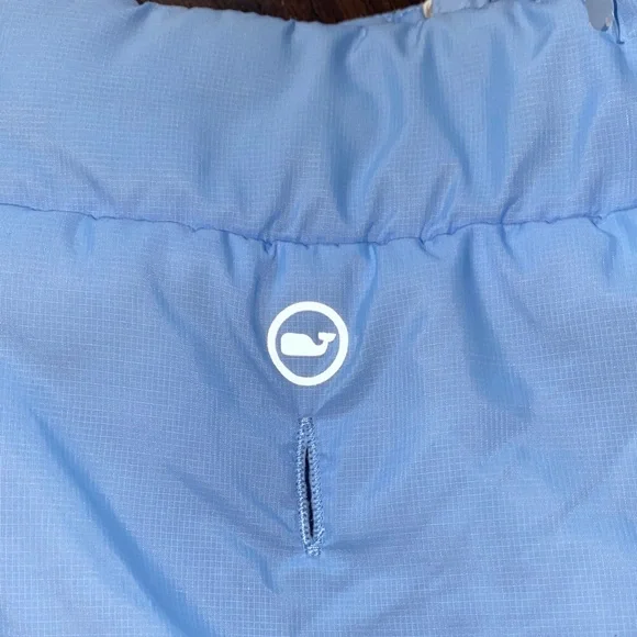 Vineyard Vines Blue and White Quilted Dog Jacket - Picture 5 of 9